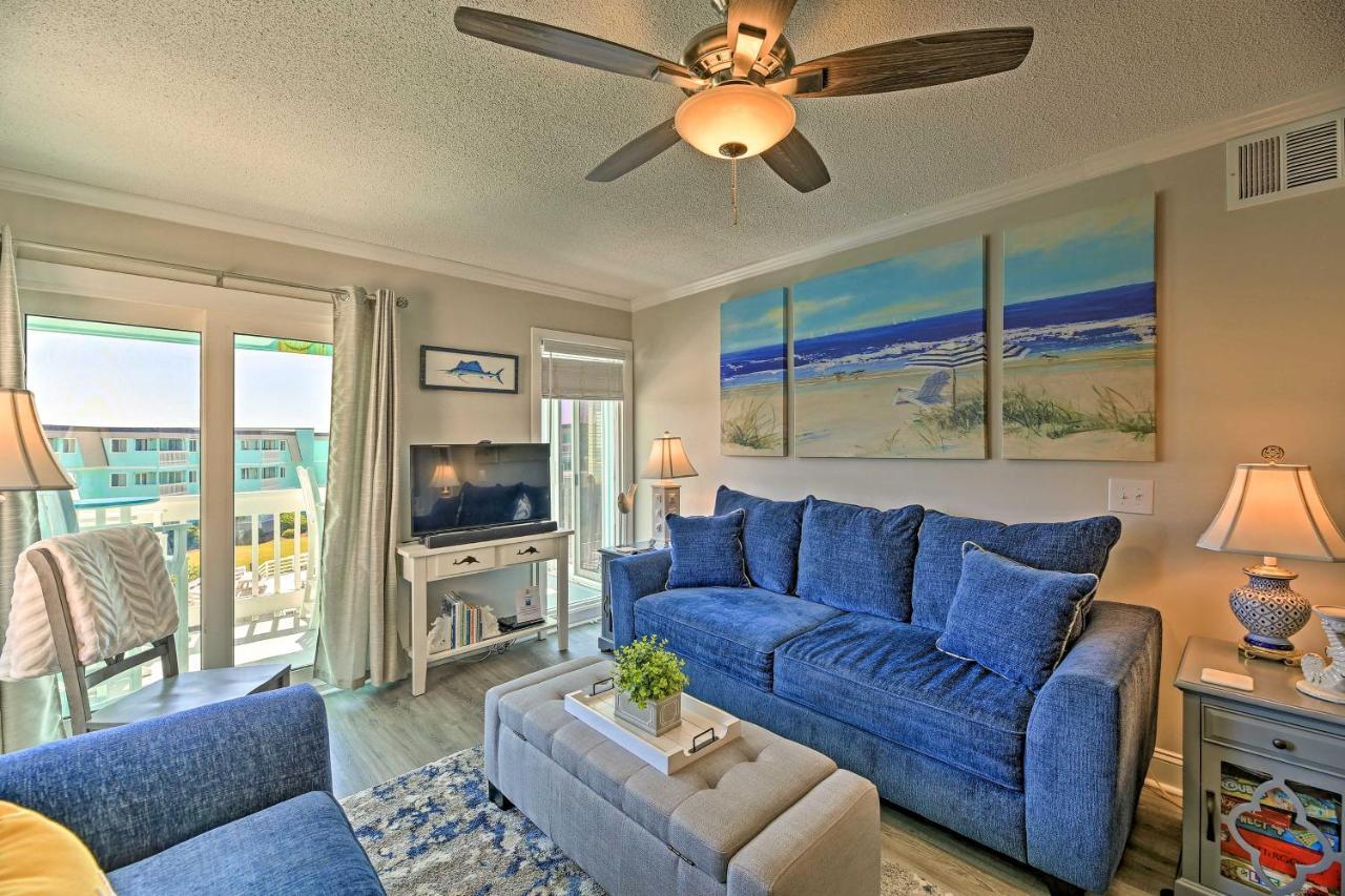 Walk To Beach Ocean-View Atlantic Beach Condo! Екстериор снимка